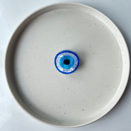 Small Round Evil Eye Claw